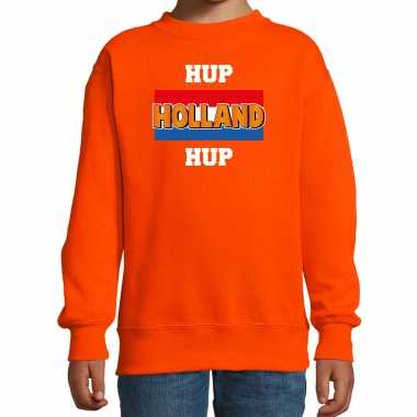 Hup holland hup oranje trui / trui holland / nederland supporter ek/ wk kinderen