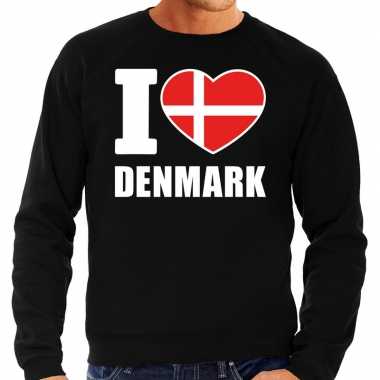 I love denmark trui / trui zwart heren