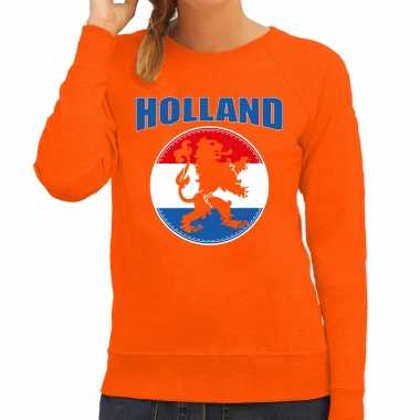 Oranje trui / trui holland / nederland supporter holland oranje leeuw ek/ wk dames