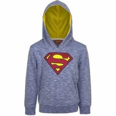 Superman capuchon trui blauw voor jongens