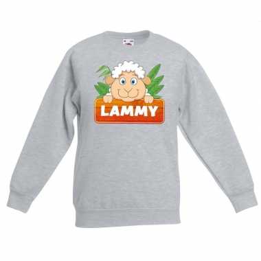 Trui grijs kinderen lammy schaapje
