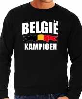 Belgie kampioen supporter trui trui zwart ek wk heren