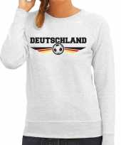 Duitsland deutschland landen voetbal trui grijs dames