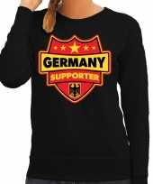 Duitsland germany schild supporter trui zwart dames