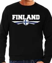 Finland landen trui trui zwart heren