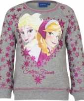 Frozen trui grijs voor meiden