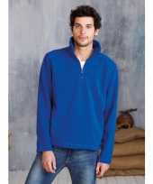 Grote maten fleece trui rits