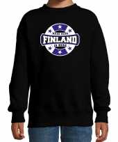Have fear finland is here finland supporter trui zwart kids