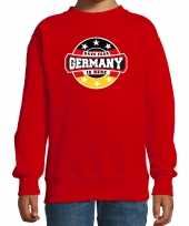 Have fear germany is here duitsland supporter trui rood kids