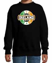 Have fear ireland is here ierland supporter trui zwart kids