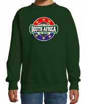 Have fear south africa is here zuid afrika supporter trui groen kids