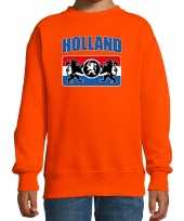 Holland een nederlands wapen oranje trui trui holland nederland supporter ek wk kinderen
