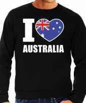 I love australia trui trui zwart heren