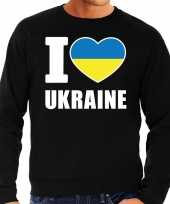 I love ukraine trui trui zwart heren