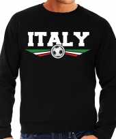 Italie italy landen voetbal trui zwart heren
