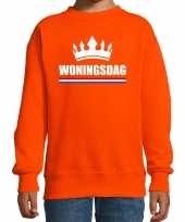 Koningsdag trui woningsdag oranje kinderen