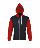 Navy rood trui dames