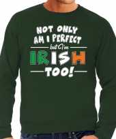 Not only perfect irish st patricks day trui groen heren