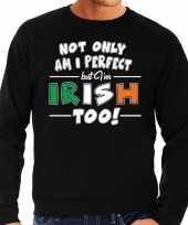 Not only perfect irish st patricks day trui zwart heren