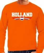 Oranje holland supporter trui trui oranje nederlandse vlag heren