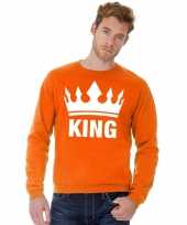 Oranje koningsdag king trui heren