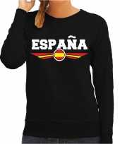 Spanje espana landen trui zwart dames