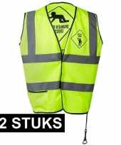 X geel veiligheidstruijes drunken people heren 10153837