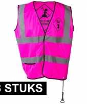 X roze veiligheidstruijes party girls dames 10153841