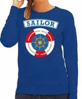 Zeeman sailor verkleed trui blauw dames